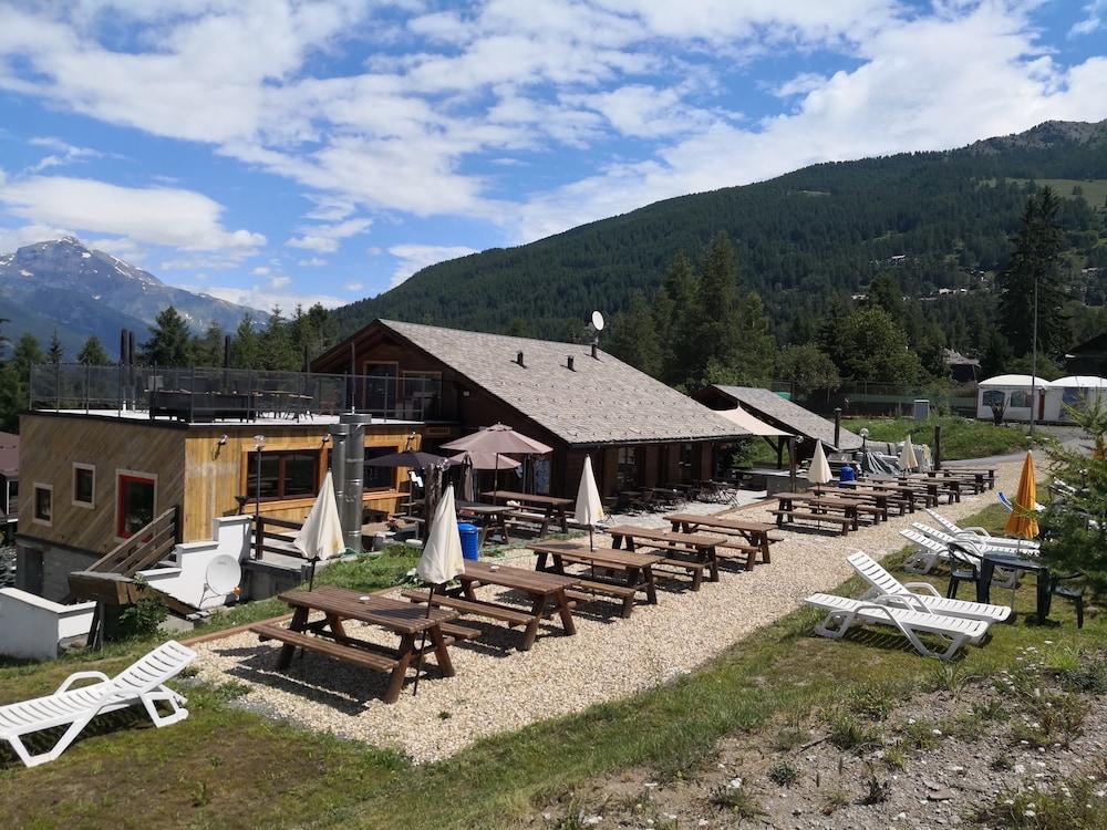 Restaurant Hotel Chalet Del Sole Oulx Exteriér fotografie
